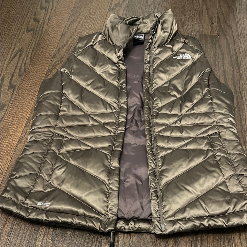 The North Face Metallic Brown Vest